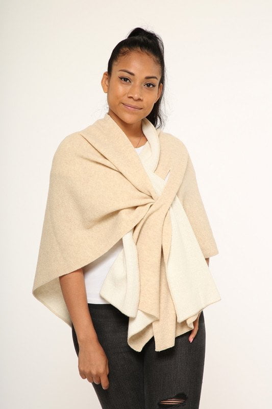Scialle Mantello Frange Poncho Donna Superora Con Nappe - Sciarpa Mantello Invernale, Stampa Geometrica Scialle Poncho Stampa Geometria