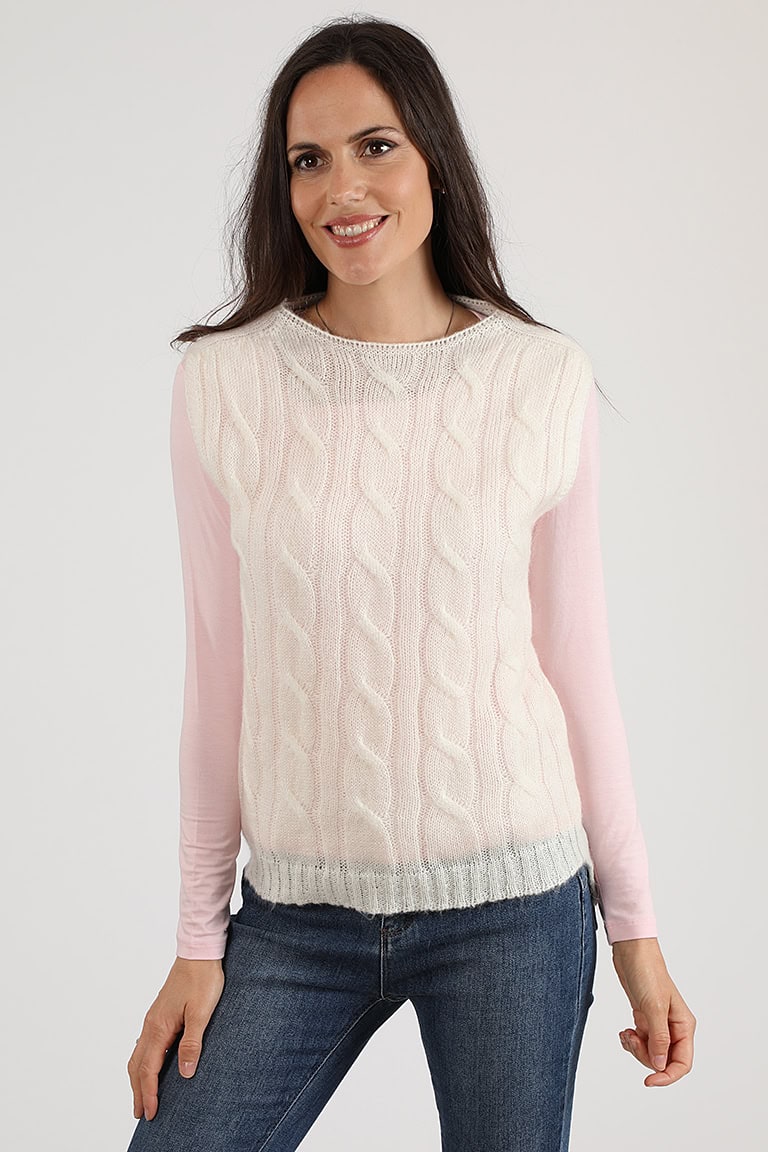 Gilet Maglione Donna Comma – Girocollo, Maniche Lunghe, Vestibilità Comoda - 2
