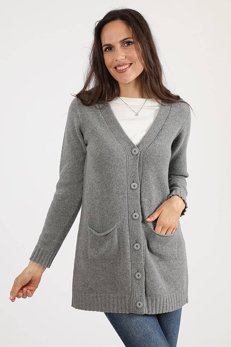 Maxi wool cardigan sale