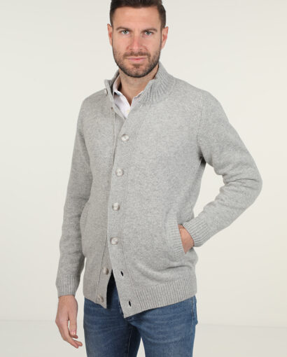 Giubbottino da uomo in lana con tasche - Bomber Bobo