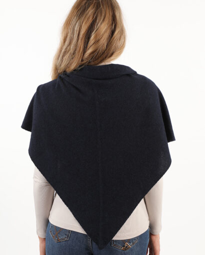 Scialle in lana e cashmere triangolare - Babuska