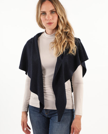 Scialle in lana e cashmere triangolare - Babuska