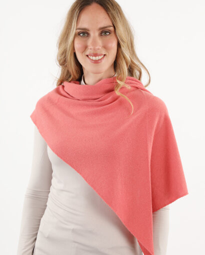 Scialle in lana e cashmere triangolare - Babuska