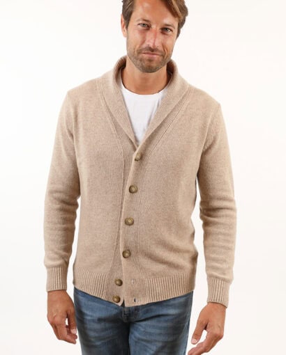 Cardigan da uomo in lana - Cardigan Vittorio