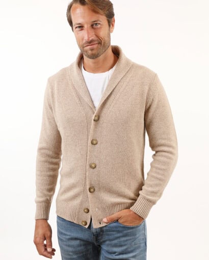 Cardigan da uomo in lana - Cardigan Vittorio
