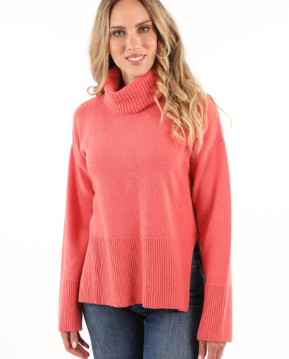 Maglia dolcevita in lana merinos e cashmere - Dolcevita Glenda
