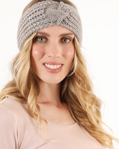Fascia per capelli da donna in lana e mohair - Fascia Bernina