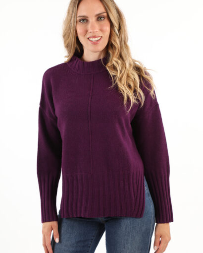 Maxi oversized sweater in mohair wool - Trapezio Noemi (Copia) (Copia) (Copia)