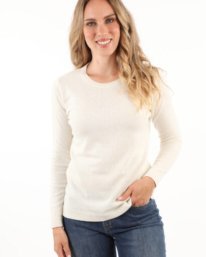 Girocollo da donna in lana e cashmere - Giro Alaska