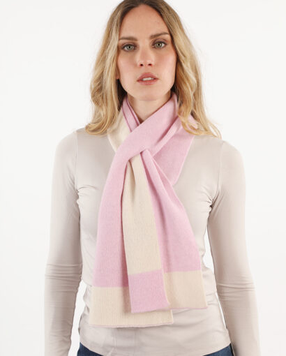 Sciarpa in lana unisex bicolore -  Sciarpa Andrea