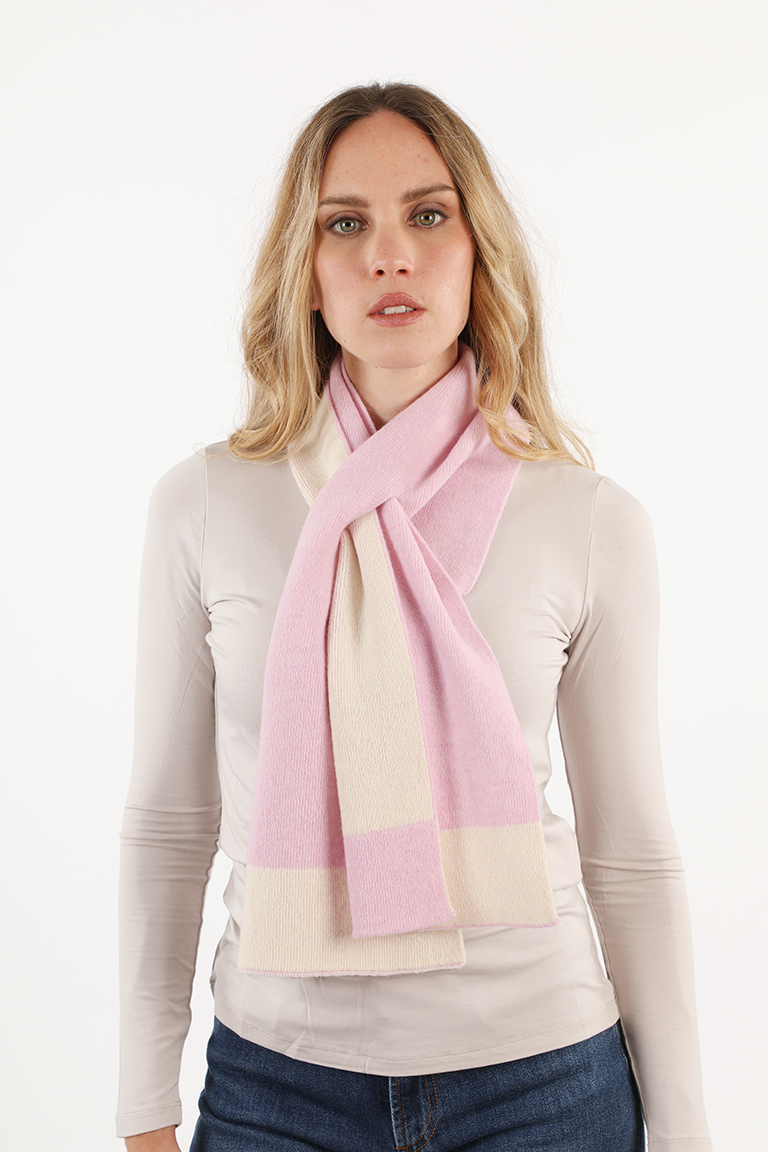 Sciarpa in lana unisex bicolore –  Sciarpa Andrea