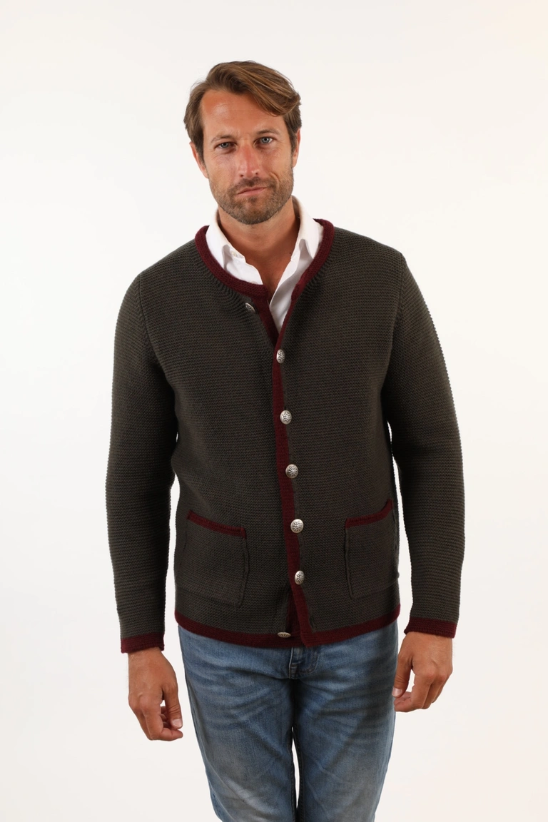 Typical Tyrolean jacket for men with pockets and buttons with