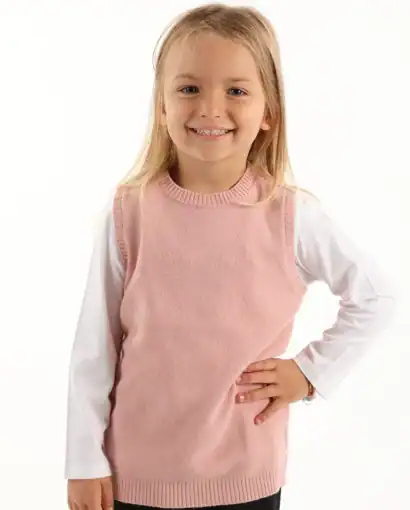 Gile da bimba/o unisex in misto cashmere - Gile Alaska