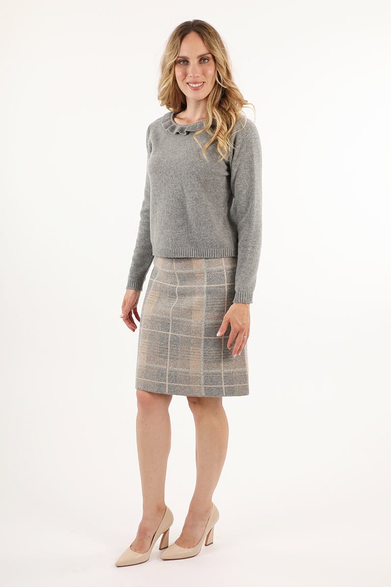 ARMEDANGELS DARLAA Gonna In Maglia Donna - Regular Fit, Cotone E Lana Biologici, Prodotta In Turchia (Lunghezza Media 45 Cm) - 5