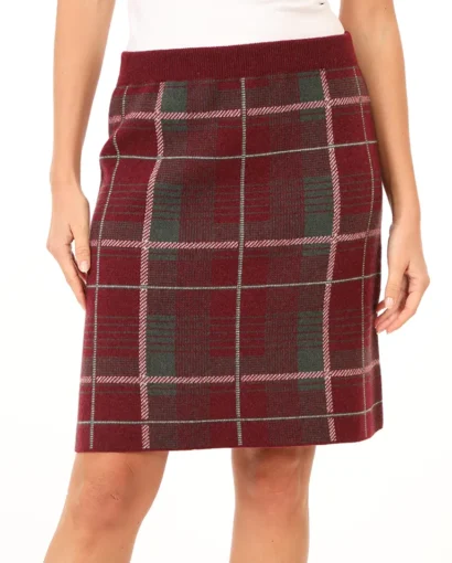 Hourglass Skirt in Pure Worsted Wool - Split (Copia)