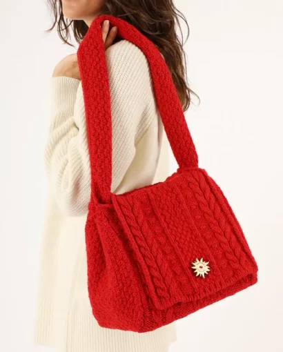 Borsa 100% lana shetland a trecce - Milady