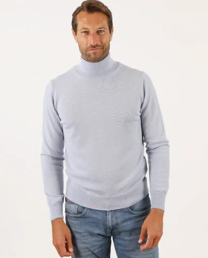 Dolcevita da uomo in lana e cashmere - Dolcevita Uomo Canada Cashme