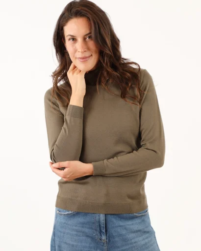 Dolcevita da donna in pura lana merinos extrafine - Dolcevita Isotta