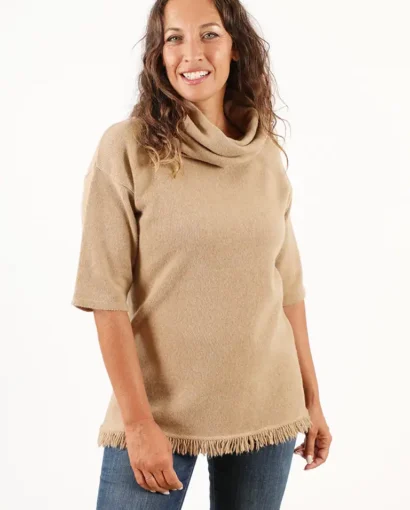 Pure Merino Wool Boat Neck Box Sweater - Isabella (Copia) (Copia)