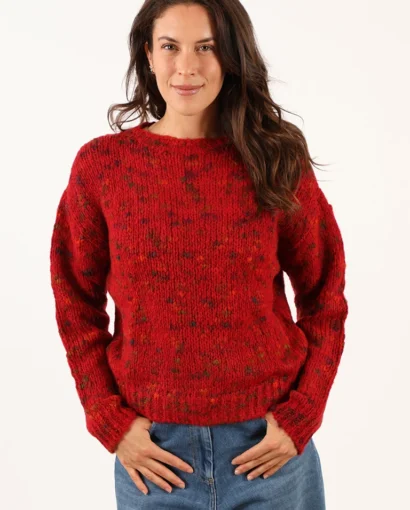 Maglione caldo in mista lana con collo a vulcano - Vulcano Clio